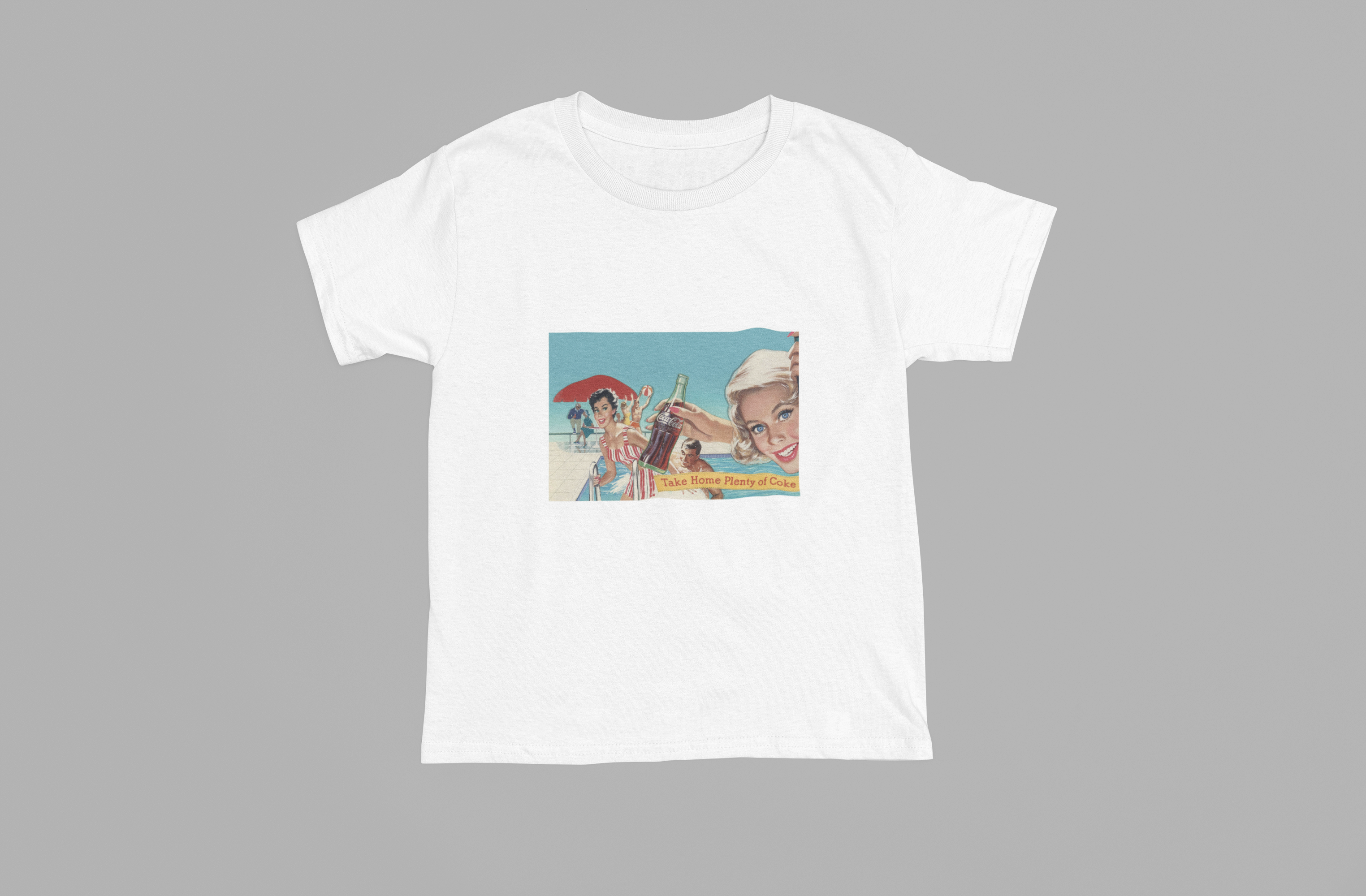 Retro Coca Cola Print T-Shirt