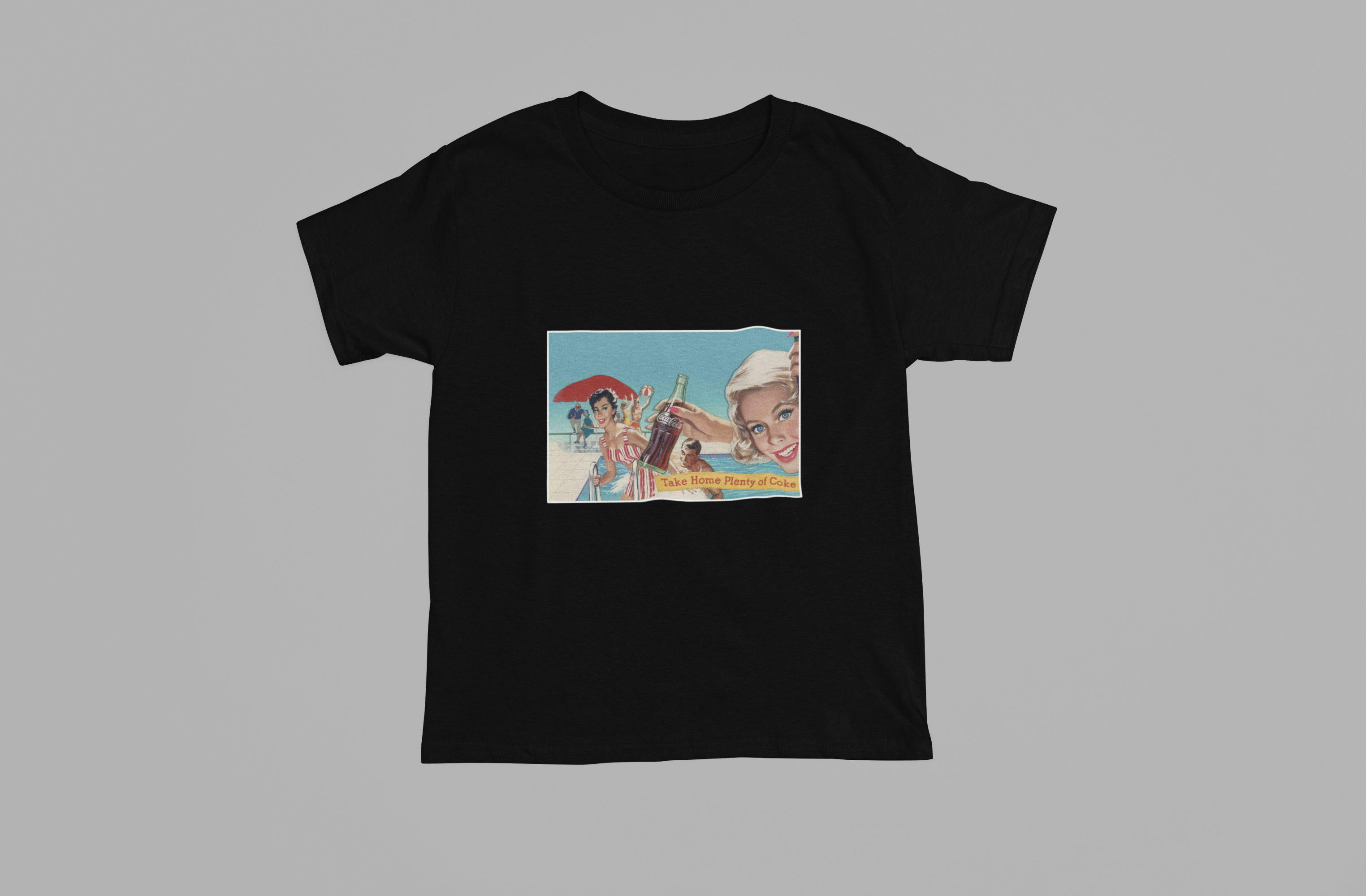 Retro Coca Cola Print T-Shirt